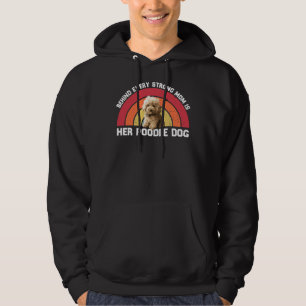 Behind Evey Strong Mum Is Her Funny Poodle Mum Gif Hoodie