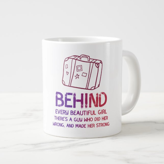 Behind  - Gift Jumbo Mug (Front Right)