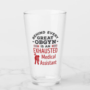 Behind Great OBGYN Exhausted Medical Assistant Glass