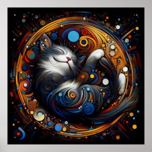 "Behind My Back" - Purrfectly Ignored Poster