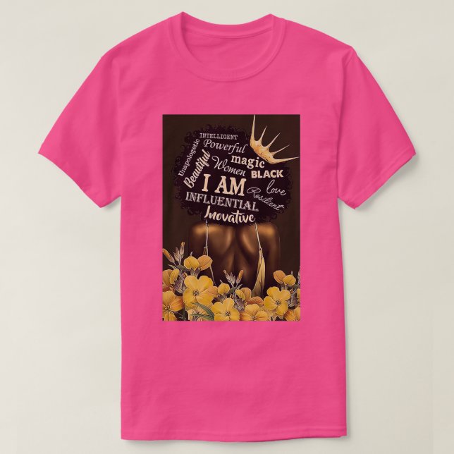 Behind of Black Queen T-Shirt (Design Front)