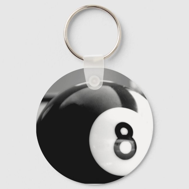 Behind the 8-Ball, Eight Ball Key Ring (Front)