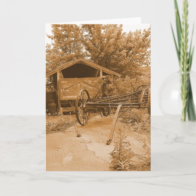 Behind the Barn Card (Front)