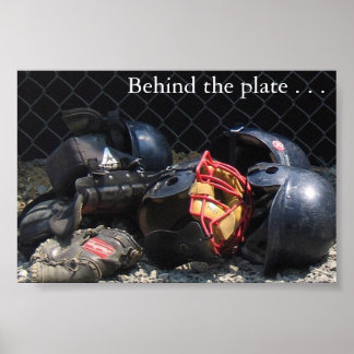 Behind the Plate Poster