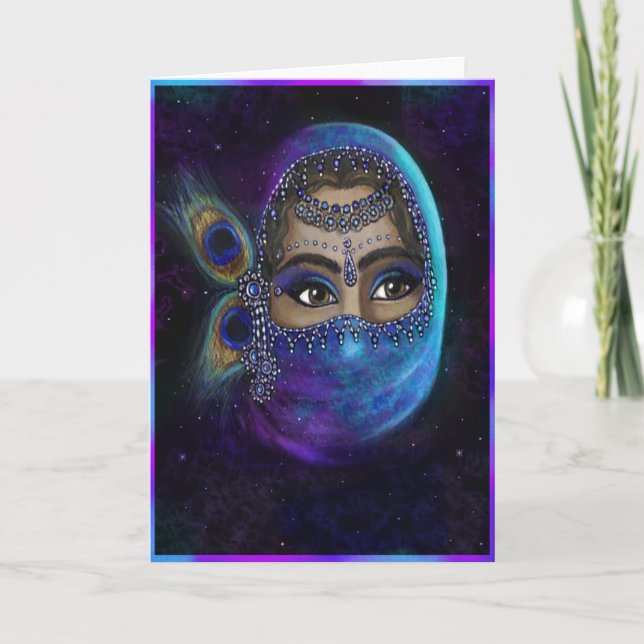 Behind The Veil  Greeting Card (Front)