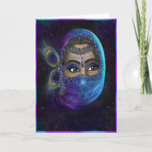 Behind The Veil Greeting Card