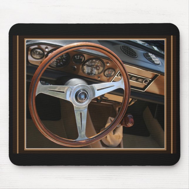 Behind the Wheel Mouse Mat (Front)