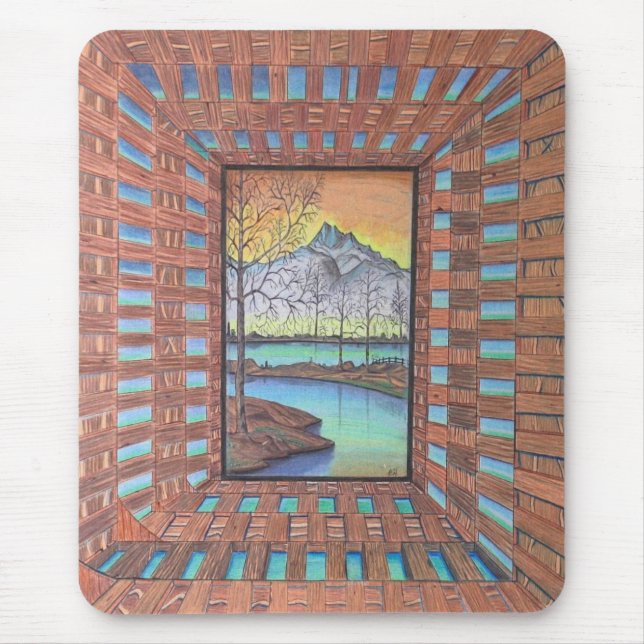 Behind The Woodwork Drawings Mouse Mat (Front)