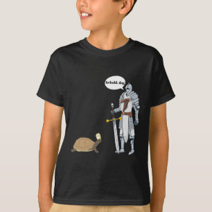 Behold Dog Funny Turtle Wearing A Priest Hat Hilar T-Shirt
