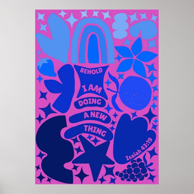 Behold I am Doing A New Thing  Poster (Front)