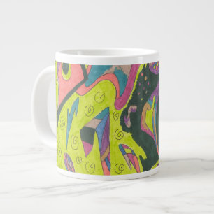 Behold, Original Abstract Large Coffee Mug