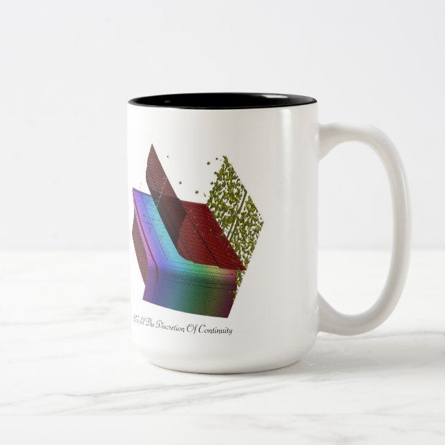 Behold The Discretion Of Continuity Two-Tone Coffee Mug (Right)