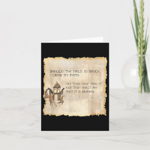 Behold The Field In Which I Grow My Fvcks, Funny M Card