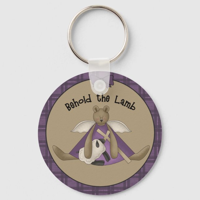Behold the Lamb Keychain (Front)