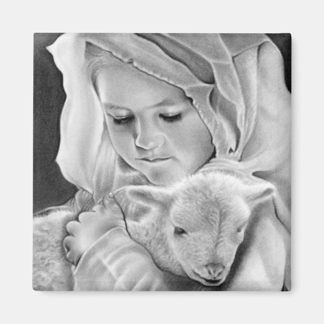 Behold The Lamb Of God Magnet (Front)