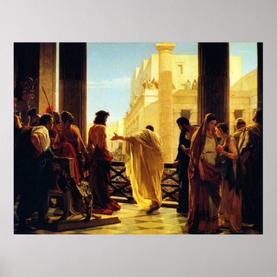 Behold the Man by Antonio Ciseri Poster