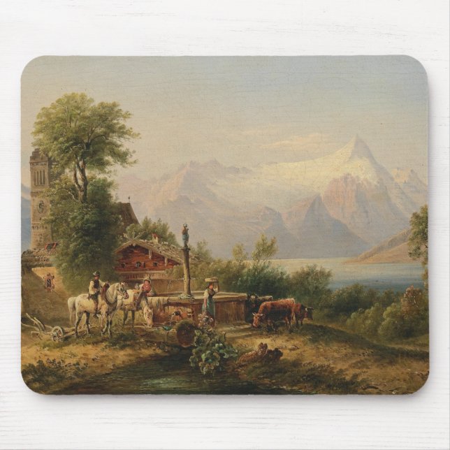 Bei Zell am See – Emil Barbarini Mouse Mat (Front)