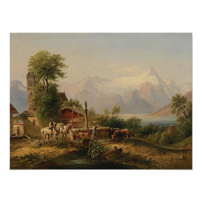 Bei Zell am See – Emil Barbarini Poster (Front)