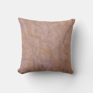 Beige, A Gel Print Abstract Pillow