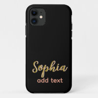 beige add name girl boss text black elegant