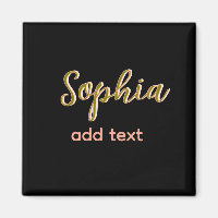 beige add name girl boss text black elegant
