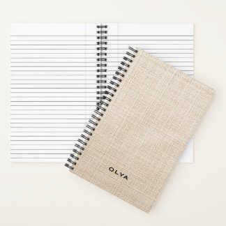 Beige Aesthetic Carnet - Minimalist Notebook