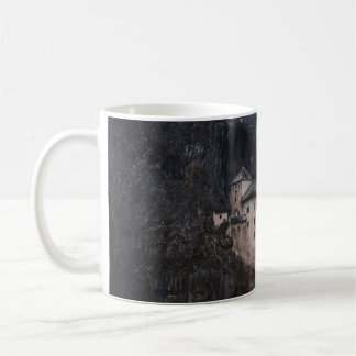 BEIGE AND BLACK CONCRETE HOUSE COFFEE MUG