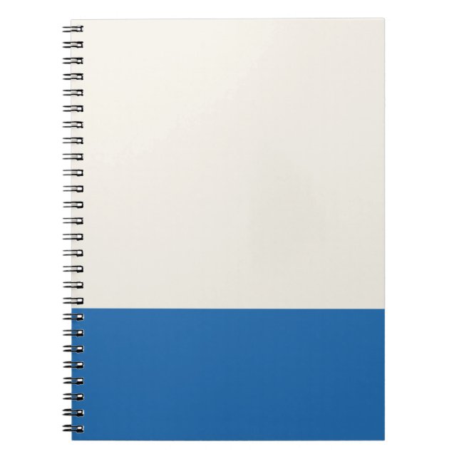 Beige and Blue Tone Notebook (Front)