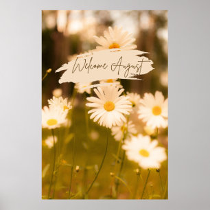Beige and  Brown  Minimalist Nature  Welcome March Poster