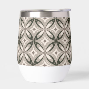 Beige and Brown Retro circular shapes
