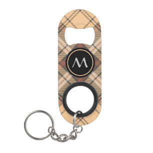 Beige and Brown Tartan