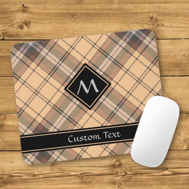 Beige and Brown Tartan Mouse Mat (Creator Uploaded)
