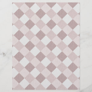 Beige and Grey Geometric Patchwork Pattern Oblique Flyer