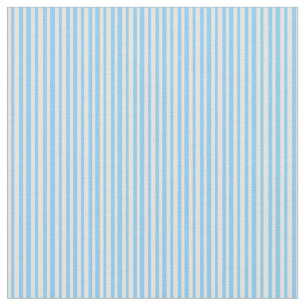 Beige and Light Sky Blue Stripes Fabric