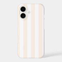 Beige and white candy stripes