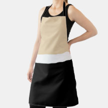 Beige Black Abstract Stripe