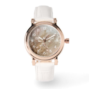 Beige Blush Boho Floral Watch