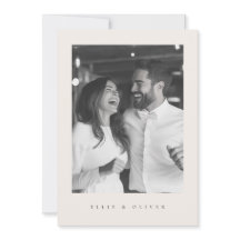 Beige Boho Photo Modern Wedding 