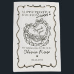 Beige Bow Retro Heart Coquette Cake Bridal Shower Medium Gift Bag<br><div class="desc">Indulge in the charm of our Retro Coquette Cake Collection. This sweet coquette bow ensemble features a vintage heart-shaped coquette cake adorned with coquette bows and sweet buttercream icing, capturing the essence of classic romance. This collection adds a playful and elegant vibe to any celebration, making it irresistibly sweet. ★...</div>