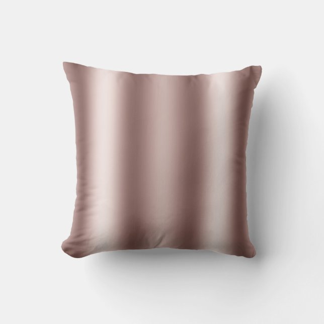 Beige Brown Blurred vertical stripes for curtain Cushion (Front)