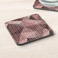 Beige, brown textured polygonal