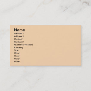 Beige Business Card