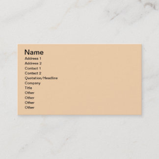 Beige Business Card