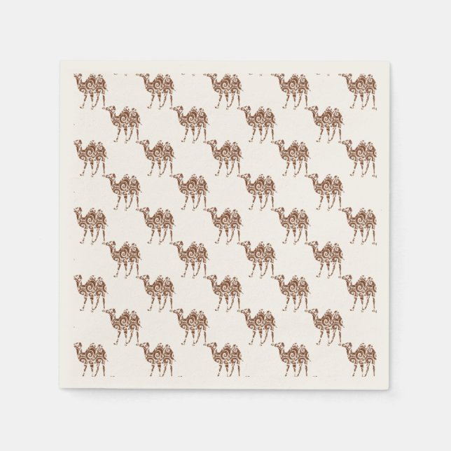 Beige camel napkin (Front)