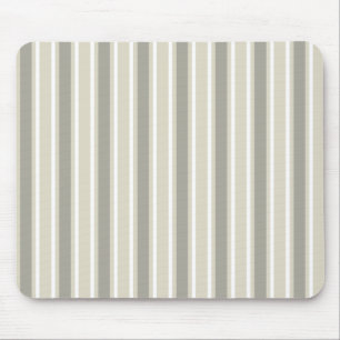 Beige candy stripes mouse mat