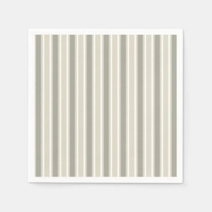Beige candy stripes napkin
