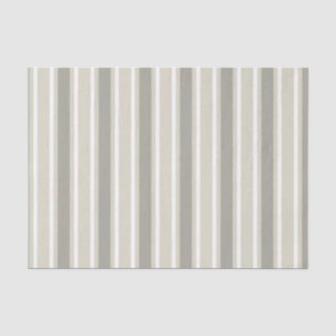 Beige candy stripes tissue paper