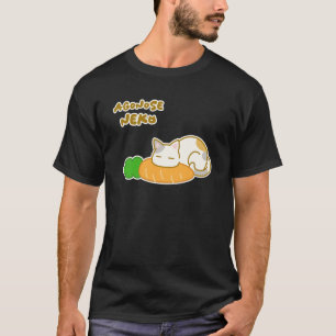 【Beige Cat】A cat resting its jaw (Beige bord T-Shirt
