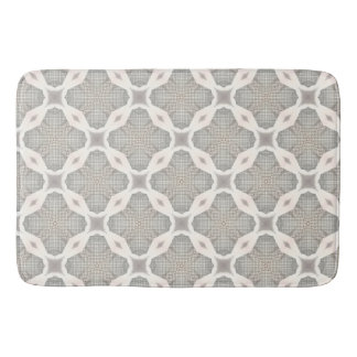 Beige chainlink design as bath mat