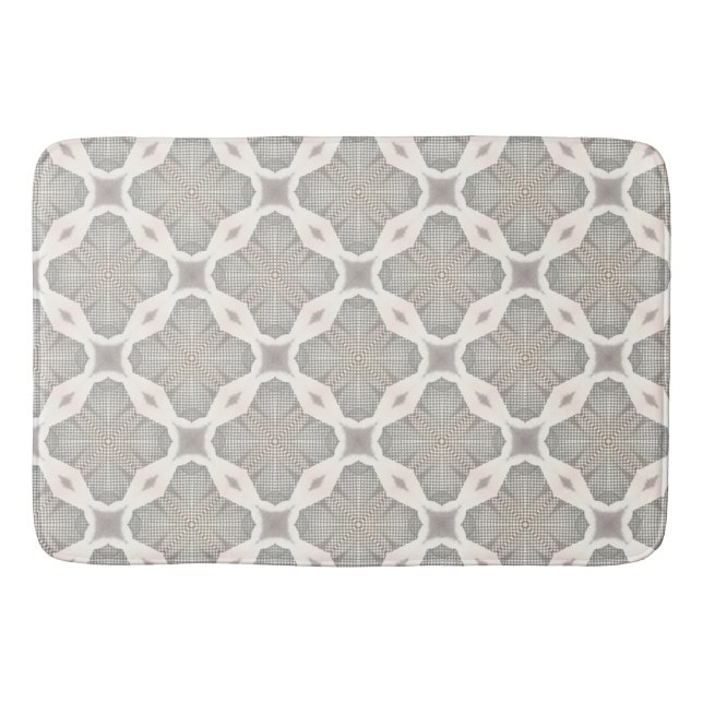 Beige chainlink design as bath mat (Front)